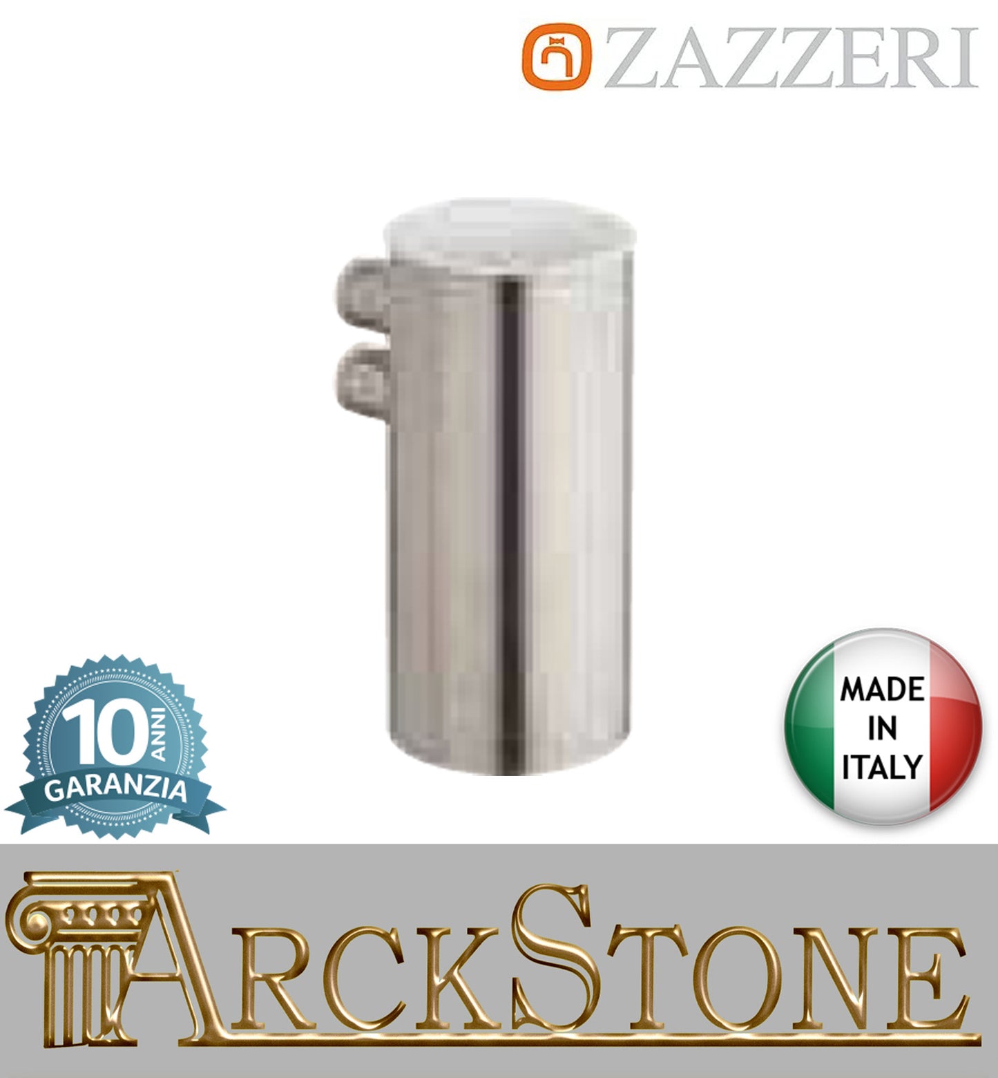 Bicchiere Da Parete Zazzeri INOX ACCESSORI Finitura Acciaio Spazzolato 316