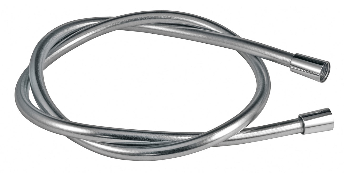 Rubinetterie Treemme 3M Nanotech RWIT 5447 NN 04 + RWIT 5447 CC 03 + IT RTFL 501 CC Presa Acqua Gancio Fisso Ottone Acciaio Flessibile PVC Metallizzato 1,5 Metri Doccetta Anticalcare Metallo Forma Tonda Finitura Cromo Nero Opaco Portata 9 Litri Al Minuto