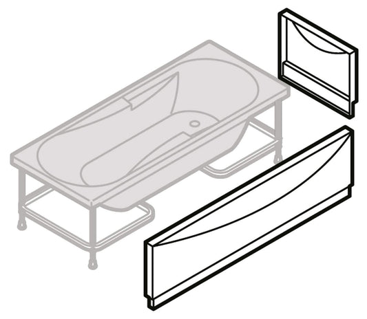 Novellini Calypso Vasca Bagno Versione Hydro Misura 180x80 H55 cm Idro Whirlpool 6 Getti Installazione Sinistra Forma Esterna Rettangolare Interna ad Otto 1 Pannello Frontale 1 Laterale Materiale Acrilico Colore Bianco Lucido Colonna Erogatore Poggiatesta