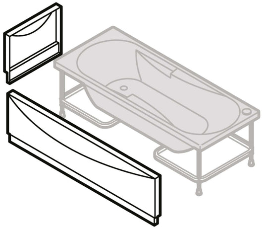 Novellini Calypso Vasca da Bagno Versione Hydro Con Disinfezione Misura 160x70 H55 cm Idro Whirlpool 6 Getti Installazione Destra Forma Esterna Rettangolare Interna ad Otto 2 Pannelli Materiale Acrilico Colore Bianco Lucido Colonna Rubinetto Cuscino