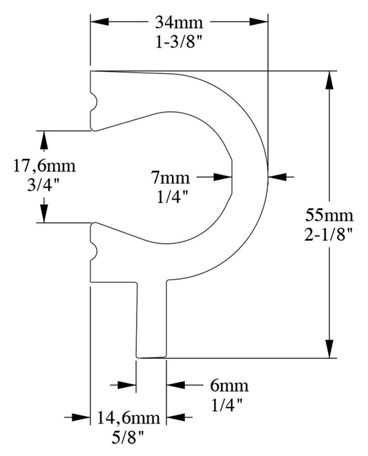 Orac Decor PX169 Cornice Profilo Barra Parete Duropolymer® Polistirene Ad Alta Densità Bianco Resistente Urti Calore Acqua Facile Da Installare Verniciabile Pretrattata Primer Acrilico Impermeabile Per Interno Esterno Ambienti Umidi Misura 200x5,5x3,4 cm