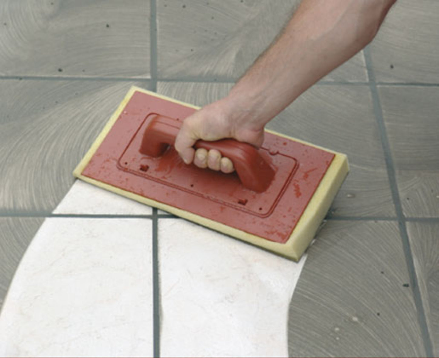 Raimondi Rambo 355 NSWE E Per Eliminare Pulire Residui Sigillanti di Pavimenti Rivestimenti Frattazzo Spugna Sweepex Impugnatura Manico Alluminio Scomponibile Vasca 40 Litri Griglia Ruote Diametro Ø 100 mm 60x50 H30 cm
