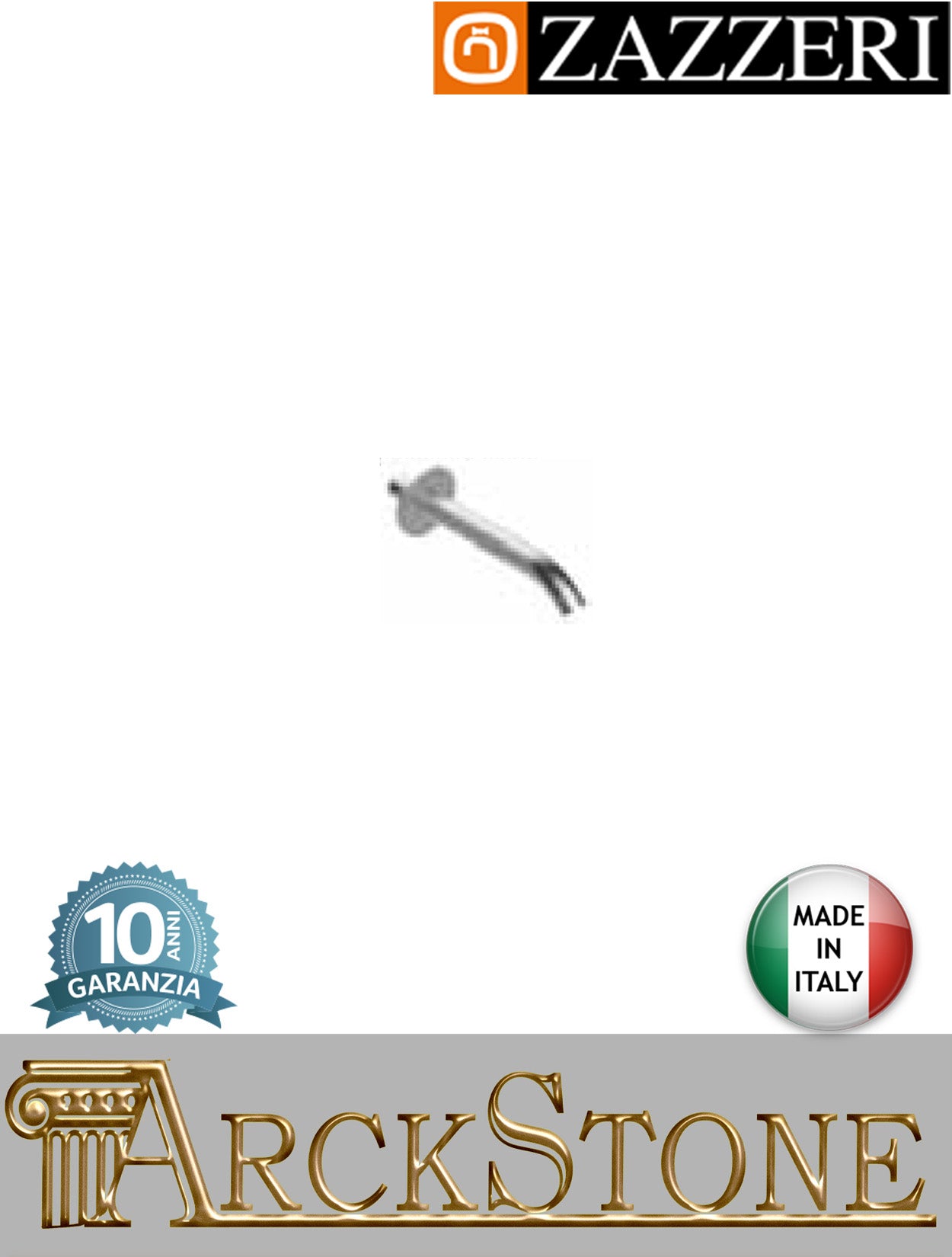 Getto vasca 160 mm marca Zazzeri modello Z316 Mono finitura acciaio inox spazzolato rubinetto rubinetteria fontana parete muro incasso acqua arredamento casa home arredo bagno azienda certificata garanzia 10 anni