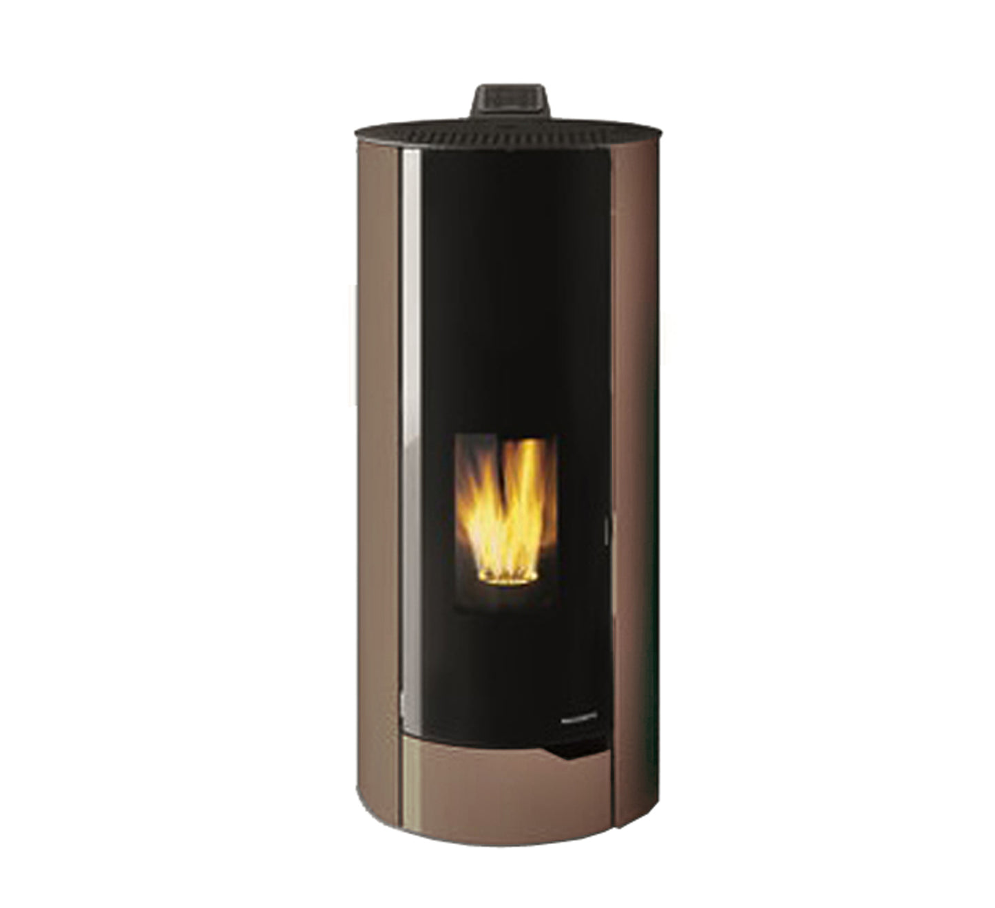 Stufa Pellet Aria Calda Ventilata Standard Palazzetti Ecofire Nina 8 Potenza 8,2 kW Caffellatte