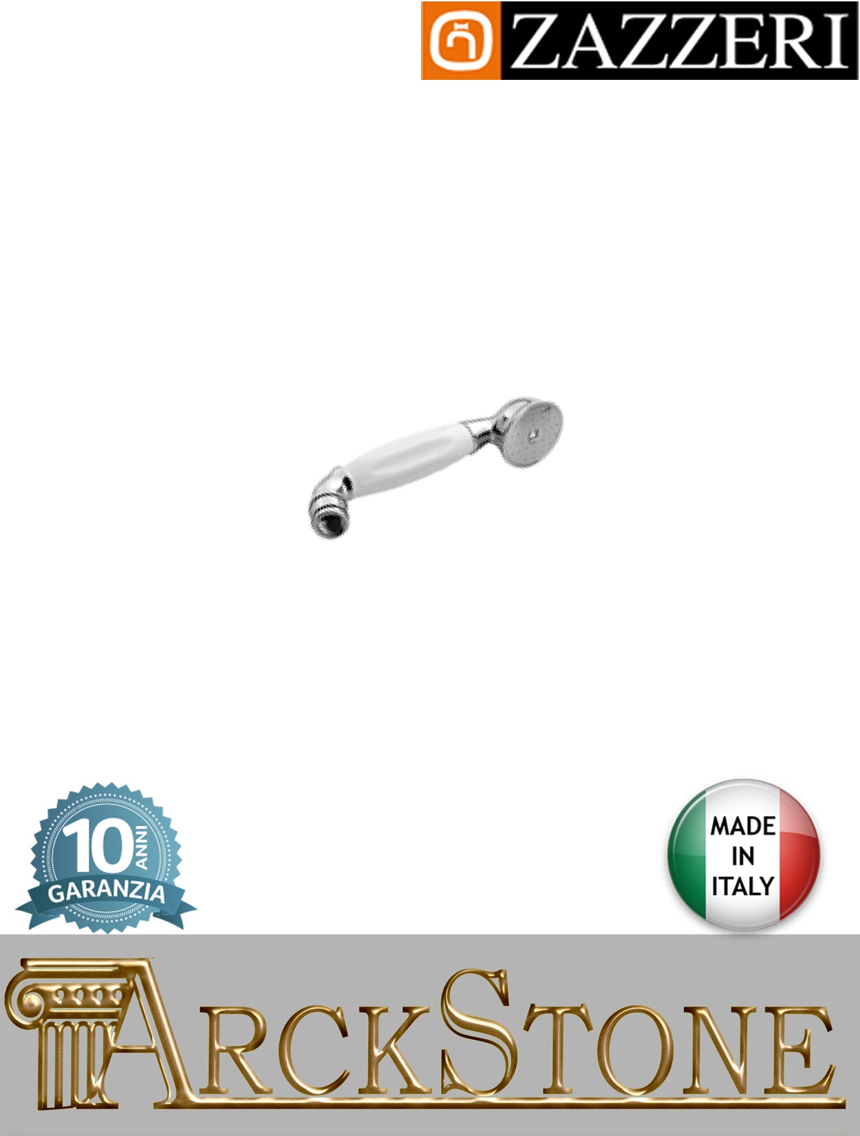 Doccetta marca Zazzeri modello Unix finitura cromata mano arredamento casa home arredo bagno azienda certificata acqua garanzia 10 anni qualità made in italy