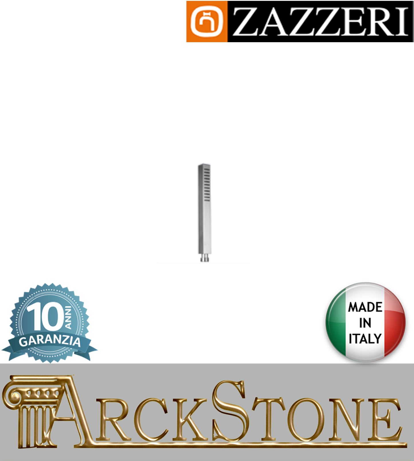 Doccetta stilo marca Zazzeri modello Moon finitura metallo cromato anticalcare mano acqua home rubinetteria casa arredamento arredo bagno azienda certificata garanzia 10 anni qualità made in italy