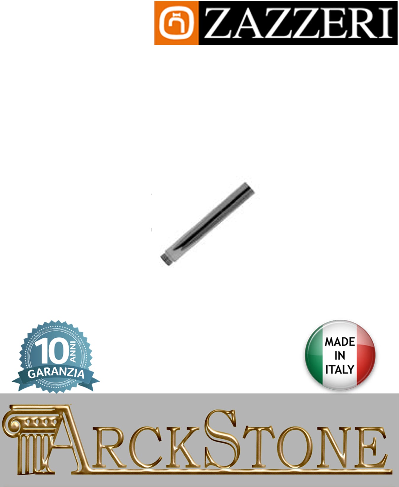 Doccetta stilo marca Zazzeri modello Da-Da 7 Mono 2 3 finitura metallo cromato mano arredamento casa home anticalcare arredo bagno acqua azienda certificata garanzia 10 anni qualità made in italy