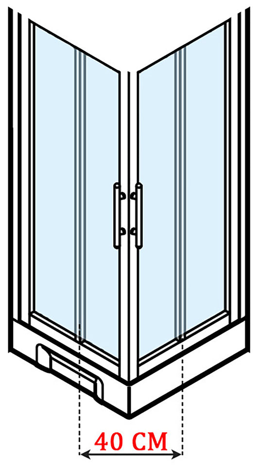 Novellini New Holiday A80 Idromassaggio 80x80 cm Cabina Doccia Multifunzione Apertura 2 Ante Scorrevoli e 2 Fisse Pannelli Fondo Reversibili Miscelatore Meccanico Vetro Aqua Profilo Silver Piatto Ripiani Doccetta a Mano Rotopioggia Seduta Altezza 206 cm