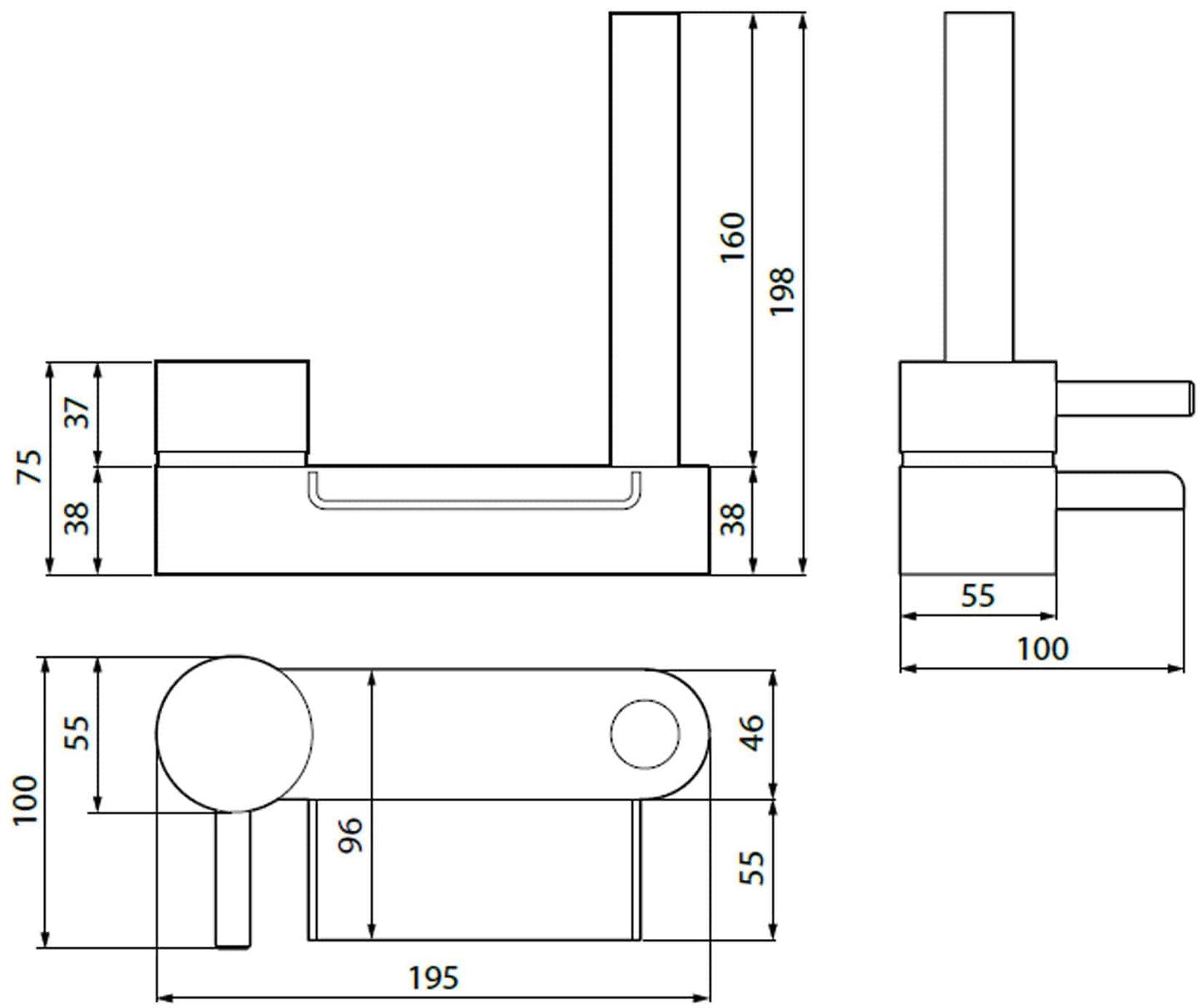 Novellini Rubinetteria Bordo Vasca per Sense 5 6 7-Z1 Z2 Miscelatore Progressivo 2 Funzioni Rubinetto Piano Bocca Cascata Doccetta Estraibile Ottone Cromato