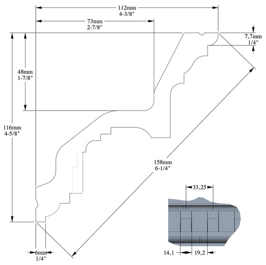 Orac Decor C211F Cornice Soffitto Parete Poliuretano Flessibile Bianco Resistente Agli Urti Calore Termiti Acqua Facile Da Installare Verniciabile Pretrattata Primer Acrilico Impermeabile Interno Esterno Ambienti Umidi Misura 200x11,6x11,2 cm