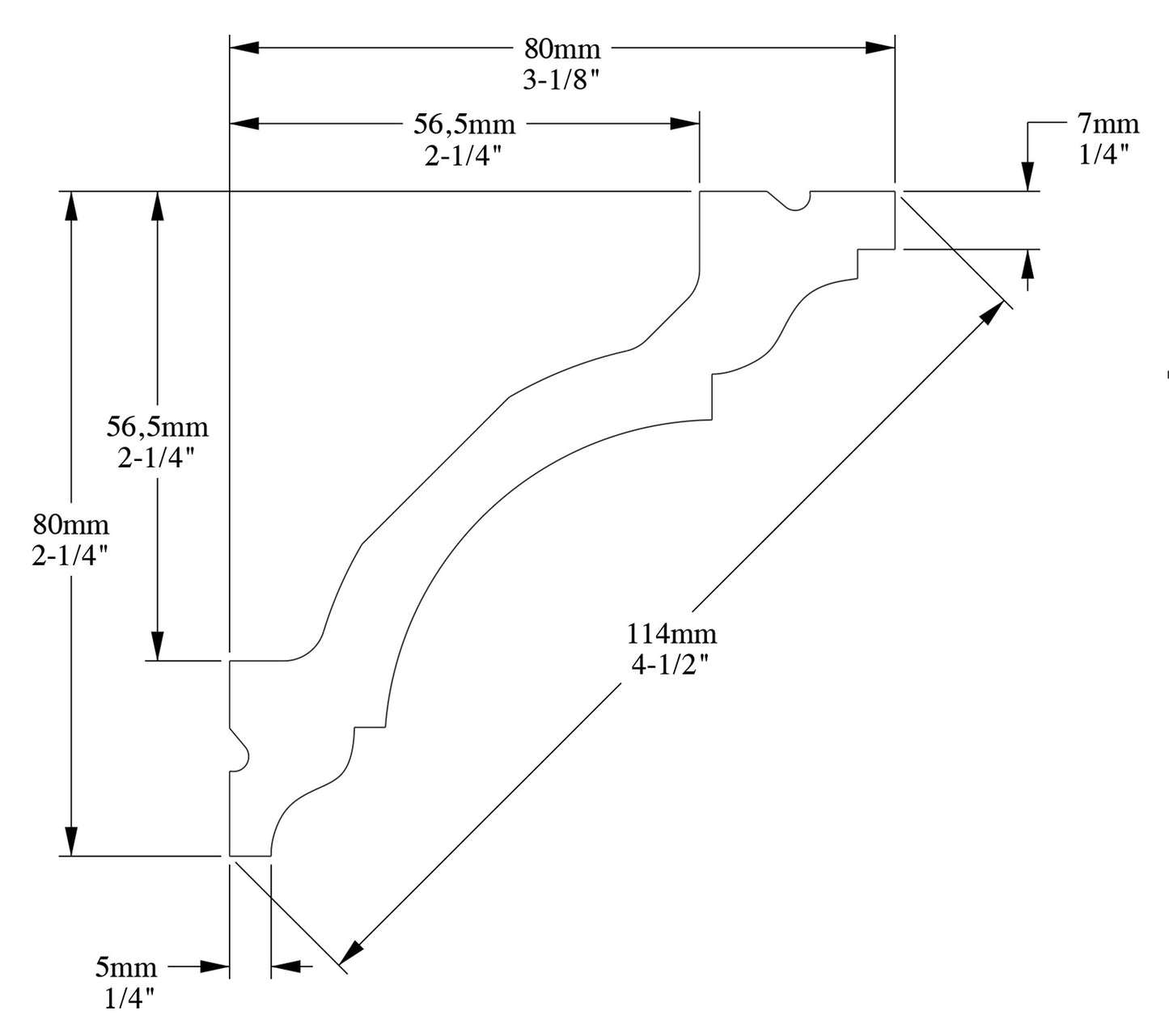 Orac Decor C213 Cornice Soffitto Parete Purotouch® Poliuretano Ad Alta Densità Bianco Resistente Agli Urti Calore Acqua Facile Da Installare Verniciabile Pretrattata Primer Acrilico Impermeabile Per Interno ed Esterno Ambienti Umidi Misura 200x8x8 cm