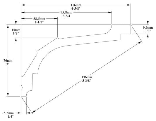 Orac Decor C220F Cornice Soffitto Parete Poliuretano Flessibile Curvabile Bianco Resistente Agli Urti Calore Termiti Acqua Facile Da Installare Verniciabile Pretrattata Primer Acrilico Impermeabile Interno Esterno Ambienti Umidi Misura 200x7,6x11,6 cm