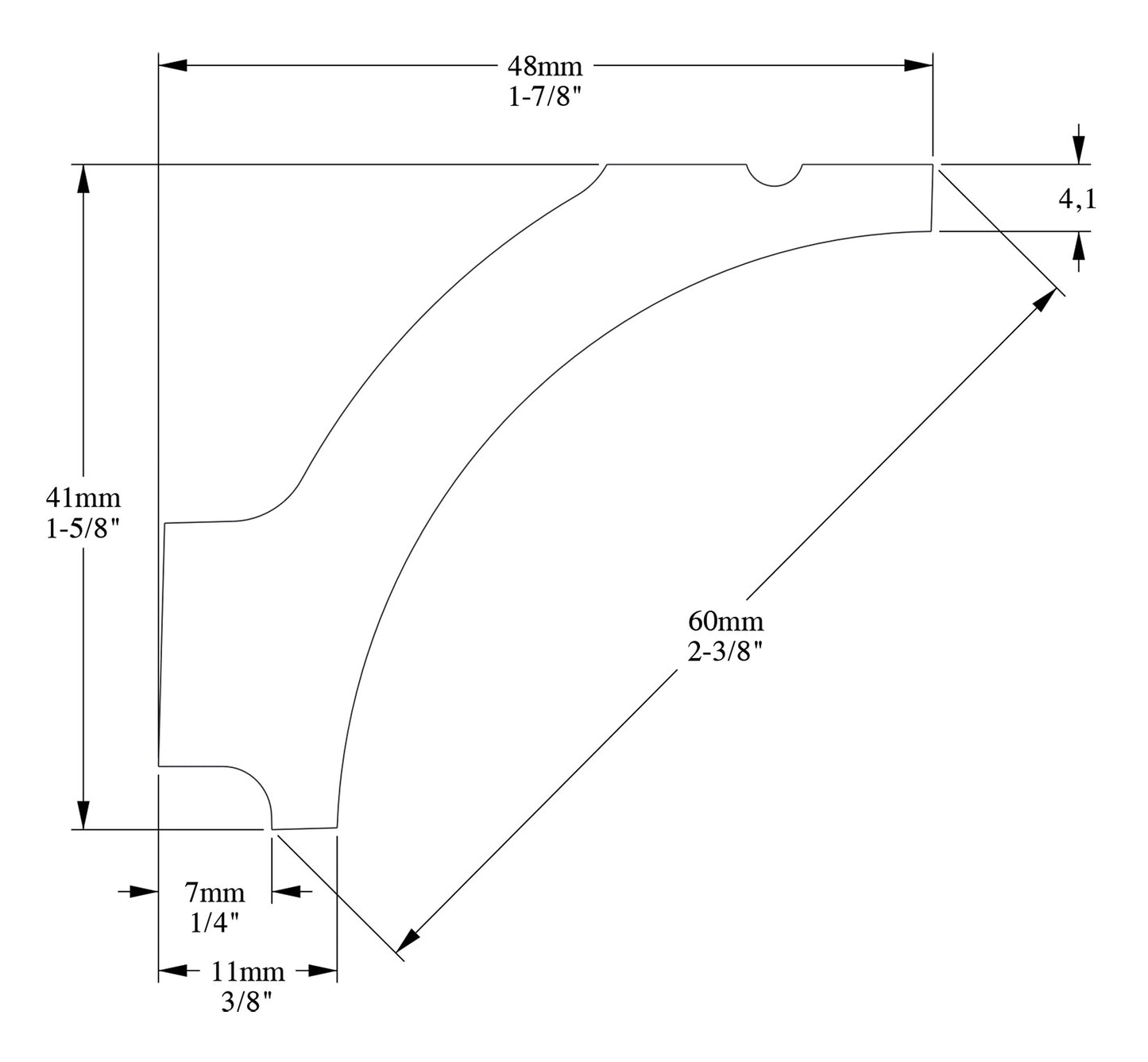 Orac Decor C260 Cornice Soffitto Parete Purotouch® Poliuretano Ad Alta Densità Bianco Resistente Agli Urti Calore Acqua Facile Da Installare Verniciabile Pretrattata Primer Acrilico Impermeabile Per Interno ed Esterno Ambienti Umidi Misura 200x4,1x4,8 cm