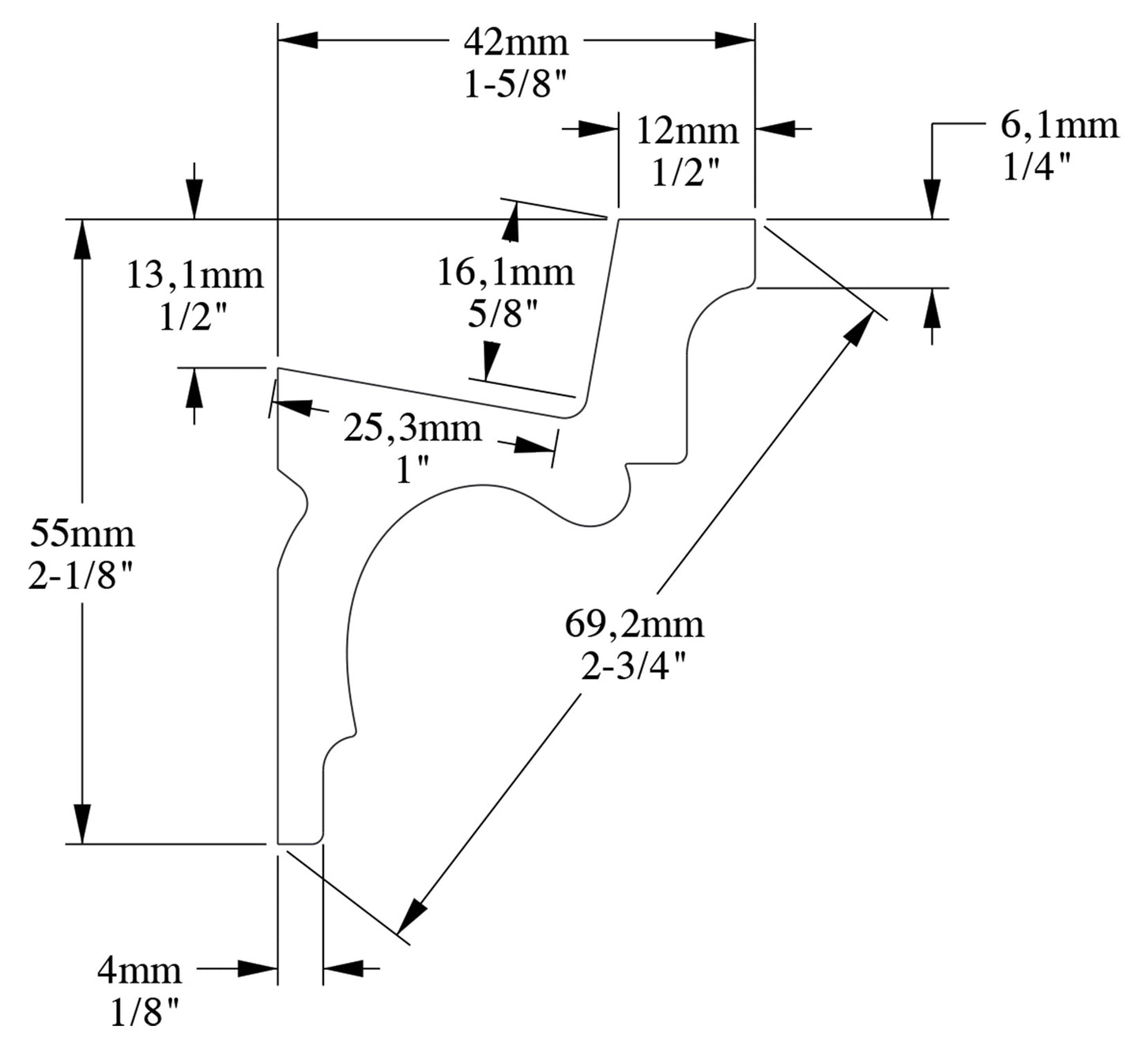 Orac Decor C323 Cornice Soffitto Parete Purotouch® Poliuretano Ad Alta Densità Bianco Resistente Agli Urti Calore Acqua Illuminazione Indiretta Verniciabile Pretrattata Primer Acrilico Impermeabile Per Interno Esterno Ambienti Umidi Misura 200x5,5x4,2 cm