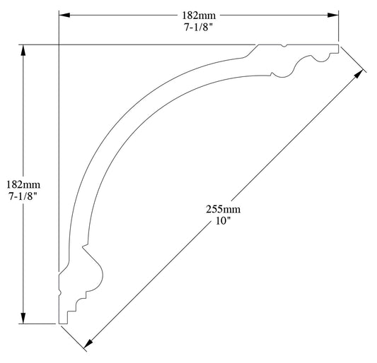 Orac Decor C338 Cornice Soffitto Parete Purotouch® Poliuretano Ad Alta Densità Bianco Resistente Agli Urti Calore Facile Da Installare Verniciabile Pretrattata Primer Acrilico Impermeabile Per Interno ed Esterno Ambienti Umidi Misura 200x18,2x18,2 cm
