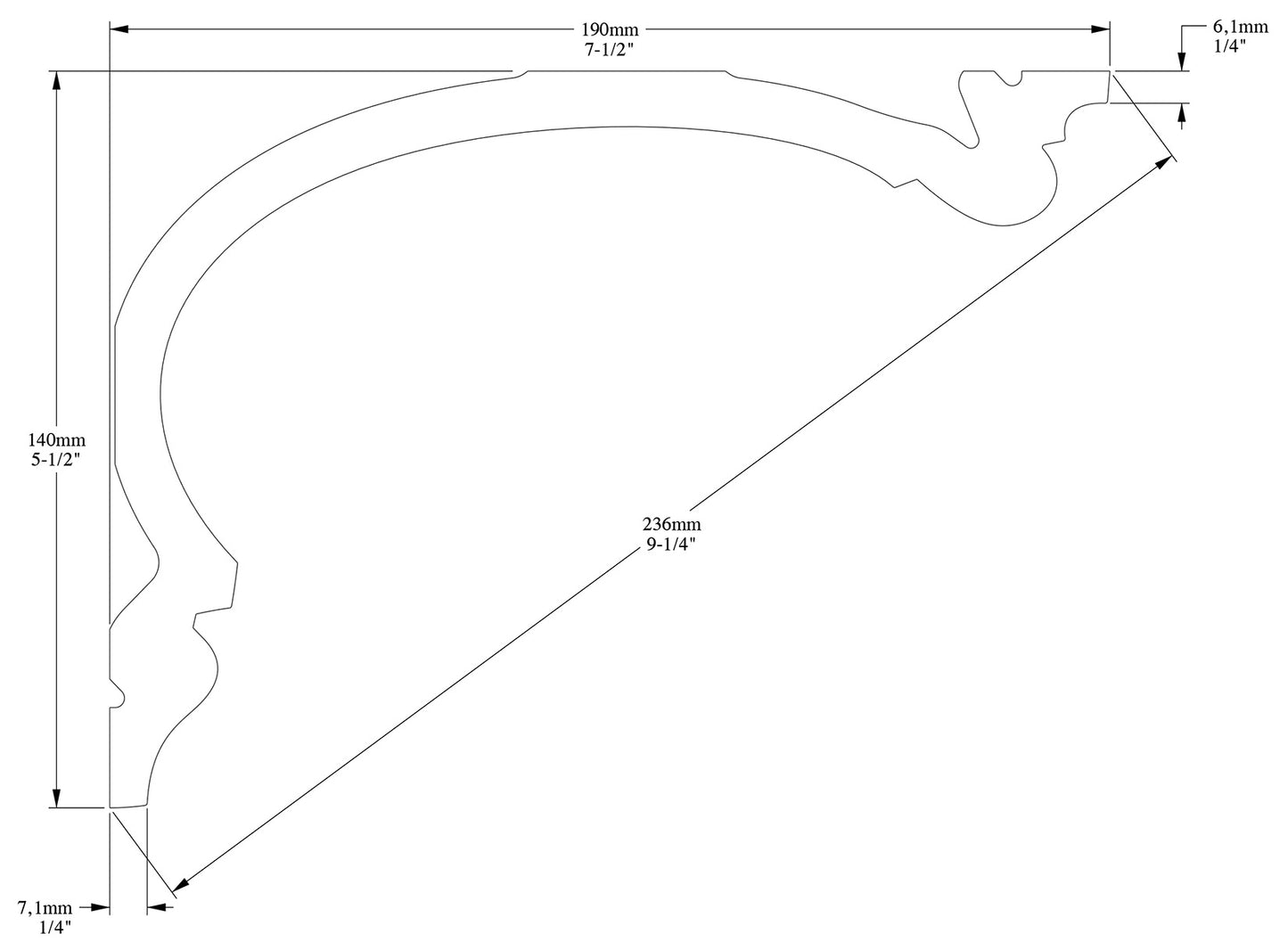 Orac Decor C342 Cornice Soffitto Parete Purotouch® Poliuretano Ad Alta Densità Bianco Resistente Agli Urti Calore Acqua Facile Da Installare Verniciabile Pretrattata Primer Acrilico Impermeabile Per Interno ed Esterno Ambienti Umidi Misura 200x14x19 cm