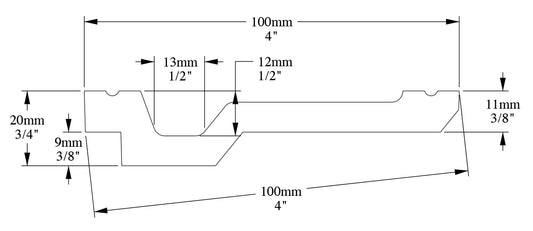 Orac Decor C356 Cornice Soffitto Parete Purotouch® Poliuretano Ad Alta Densità Bianco Resistente Agli Urti Calore Acqua Facile Da Installare Verniciabile Pretrattata Primer Acrilico Impermeabile Per Interno ed Esterno Ambienti Umidi Misura 200x2x10 cm