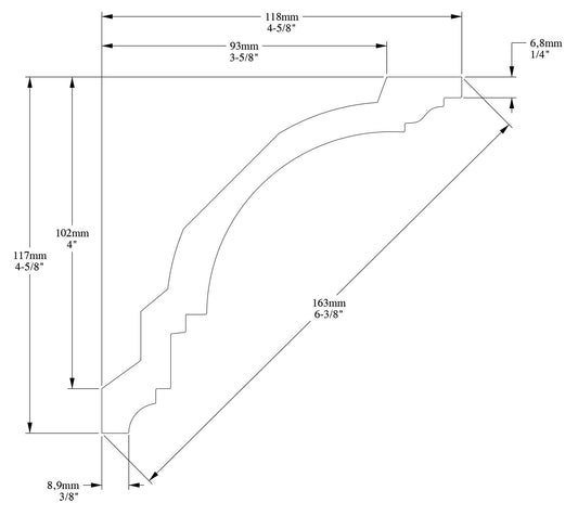 Orac Decor CX106F Cornice Soffitto Parete Poliuretano Flessibile Curvabile Bianco Resistente Agli Urti Calore Termiti Acqua Facile Da Installare Verniciabile Pretrattata Primer Acrilico Impermeabile Interno Esterno Ambienti Umidi Misura 200x11,8x11,7 cm