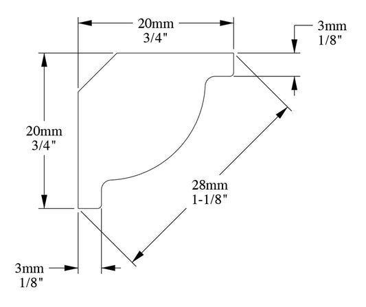 Orac Decor CX132 Cornice Soffitto Parete Duropolymer® Polistirene Ad Alta Densità Bianco Resistente Agli Urti Calore Acqua Facile Da Installare Verniciabile Pretrattata Primer Acrilico Impermeabile Per Interno ed Esterno Ambienti Umidi Misura 200x2x2 cm