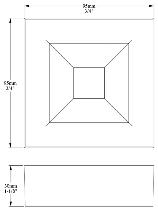 Orac Decor D200 Elemento Decorativo Frontone Duropolymer® Polistirene Alta Densità Bianco Resistente Agli Urti Calore Facile Da Installare Verniciabile Pretrattato Primer Acrilico Impermeabile Per Interno ed Esterno Ambienti Umidi Misura 9,5x9,5x3 cm