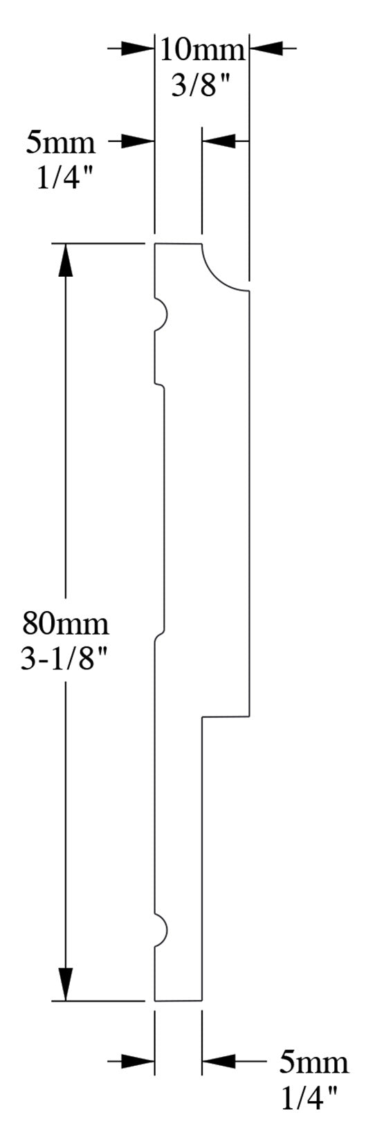 Orac Decor P9900F Cornice Profilo Parete Purotouch® Poliuretano Flessibile Flex Bianco Resistente Agli Urti Calore Acqua Facile Da Installare Verniciabile Pretrattata Primer Acrilico Impermeabile Per Interno ed Esterno Ambienti Umidi Misura 200x8x1 cm