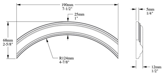 Orac Decor PX103A Angolo Design Liscio Decoro Per Cornice Duropolymer® Polistirene Alta Densità Bianco Resistente Agli Urti Calore Acqua Facile Da Installare Verniciabile Pretrattato Primer Acrilico Impermeabile Interno Esterno Ambienti Umidi 19x3,5x1,2cm
