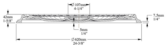 Orac Decor R77 Rosone Classico Tondo Rotondo Soffitto Purotouch® Poliuretano Alta Densità Bianco Resistente Urti Calore Acqua Facile Da Installare Verniciabile Pretrattato Primer Acrilico Impermeabile Interno Esterno Ambienti Umidi Diametro Ø62 H4,2 cm