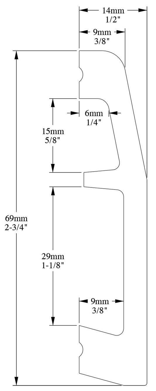 Orac Decor SX125 Battiscopa Zoccolino Parete Duropolymer® Polistirene Ad Alta Densità Bianco Resistente Agli Urti Calore Acqua Facile Da Installare Verniciabile Pretrattata Primer Acrilico Impermeabile Interno Esterno Ambienti Umidi Misura 200X6,9X1,4 cm