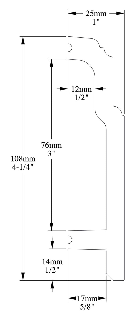 Orac Decor SX155F Battiscopa Zoccolino Parete Purotouch® Poliuretano Flessibile Flex Bianco Resistente Urti Calore Acqua Facile Da Installare Verniciabile Pretrattata Primer Acrilico Impermeabile Per Interno ed Esterno Ambienti Umidi Misura 200x10,8x2,5cm