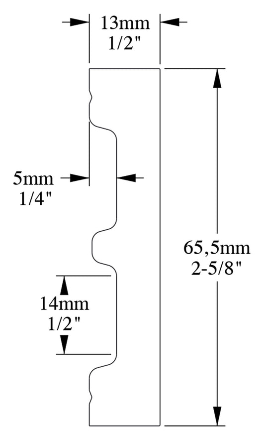 Orac Decor SX157-RAL9003 Battiscopa Zoccolino Parete Duropolymer® Polistirene Alta Densità Bianco Resistente Urti Calore Acqua Facile Da Installare Verniciabile Pretrattata Primer Acrilico Impermeabile Interno Esterno Ambienti Umidi Misura 200x6,6x1,3 cm