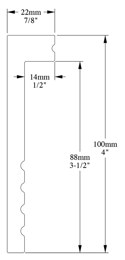 Orac Decor SX171 Copri Battiscopa Zoccolino Parete Duropolymer® Polistirene Ad Alta Densità Bianco Resistente Agli Urti Calore Facile Da Installare Verniciabile Pretrattata Primer Acrilico Impermeabile Interno Esterno Ambienti Umidi Misura 200x10x2,2 cm