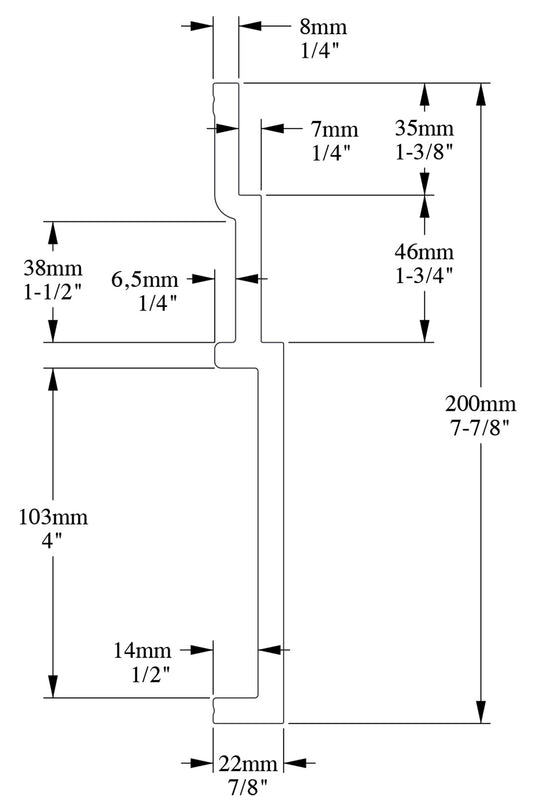 Orac Decor SX181 Battiscopa Zoccolino Zoccolo Parete Duropolymer® Polistirene Ad Alta Densità Bianco Resistente Agli Urti Calore Acqua Facile Da Installare Verniciabile Pretrattata Primer Acrilico Impermeabile Interno Esterno Ambienti Umidi 200x20x2,2 cm