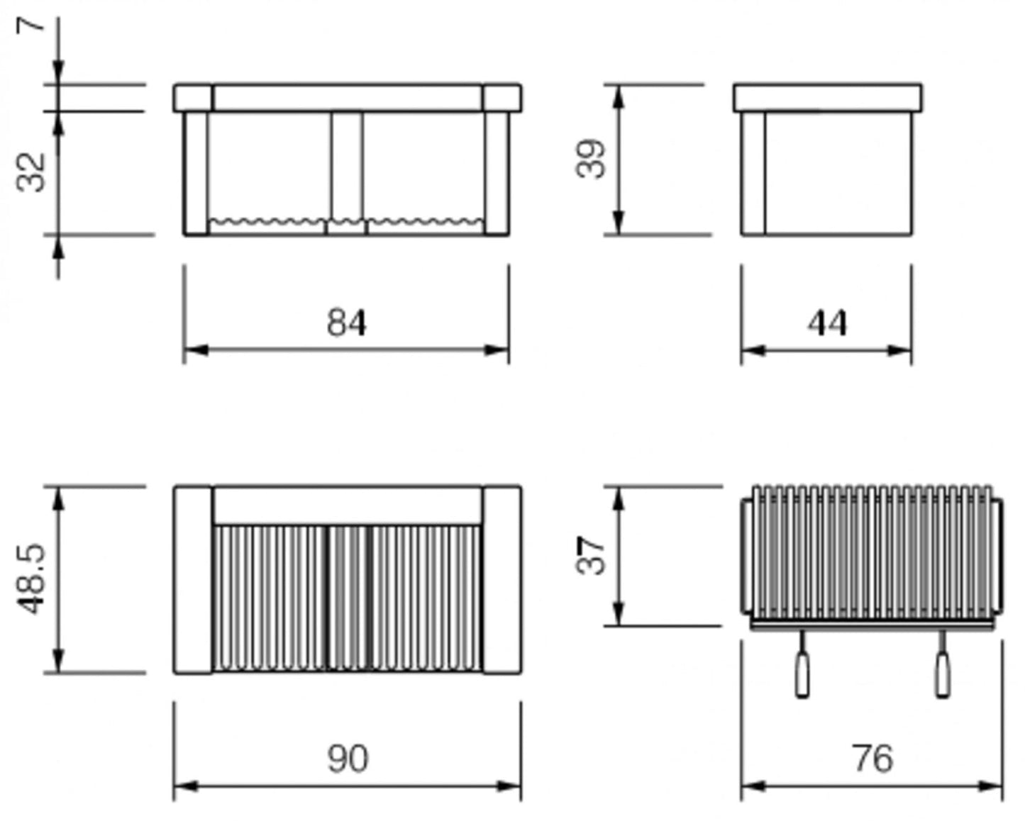 Palazzetti in Giardino Modulo Barbecue Da Appoggio Singolo Grill Legna Carbonella Struttura Cemento Refrattario Da Verniciare Cornice Superiore Marmotech Levigato Grigio Griglia Cottura Acciaio Inox 76x37 cm Manici Bachelite Piano Fuoco 90x45 H42cm 110 kg