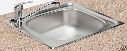 Palazzetti in Giardino Modulo Lavello 90 Struttura Cemento Refrattario Da Verniciare Top Piano Marmotech Levigato Rosso Vasca Acciaio Inox Miscelatore Integrato Basamento Schienale Pratica Mensola Misura 90x70 H78 cm Peso 290 kg
