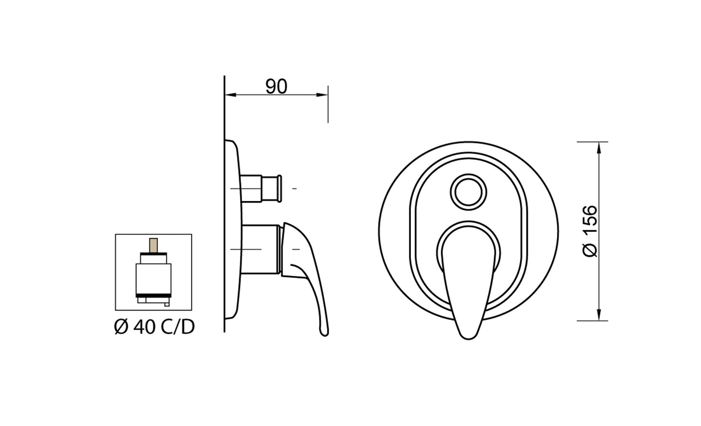 Miscelatore Incasso Doccia Con Deviatore Automatico Piastra Lusso Duemmeggi Gamma Installazione Parete Muro 2 Fori 1 Leva Manopola Monocomando Meccanico 2 Vie Stile Moderno Classico Contemporaneo Materiale Ottone Finitura Cromata Made in Italy Garanzia 5