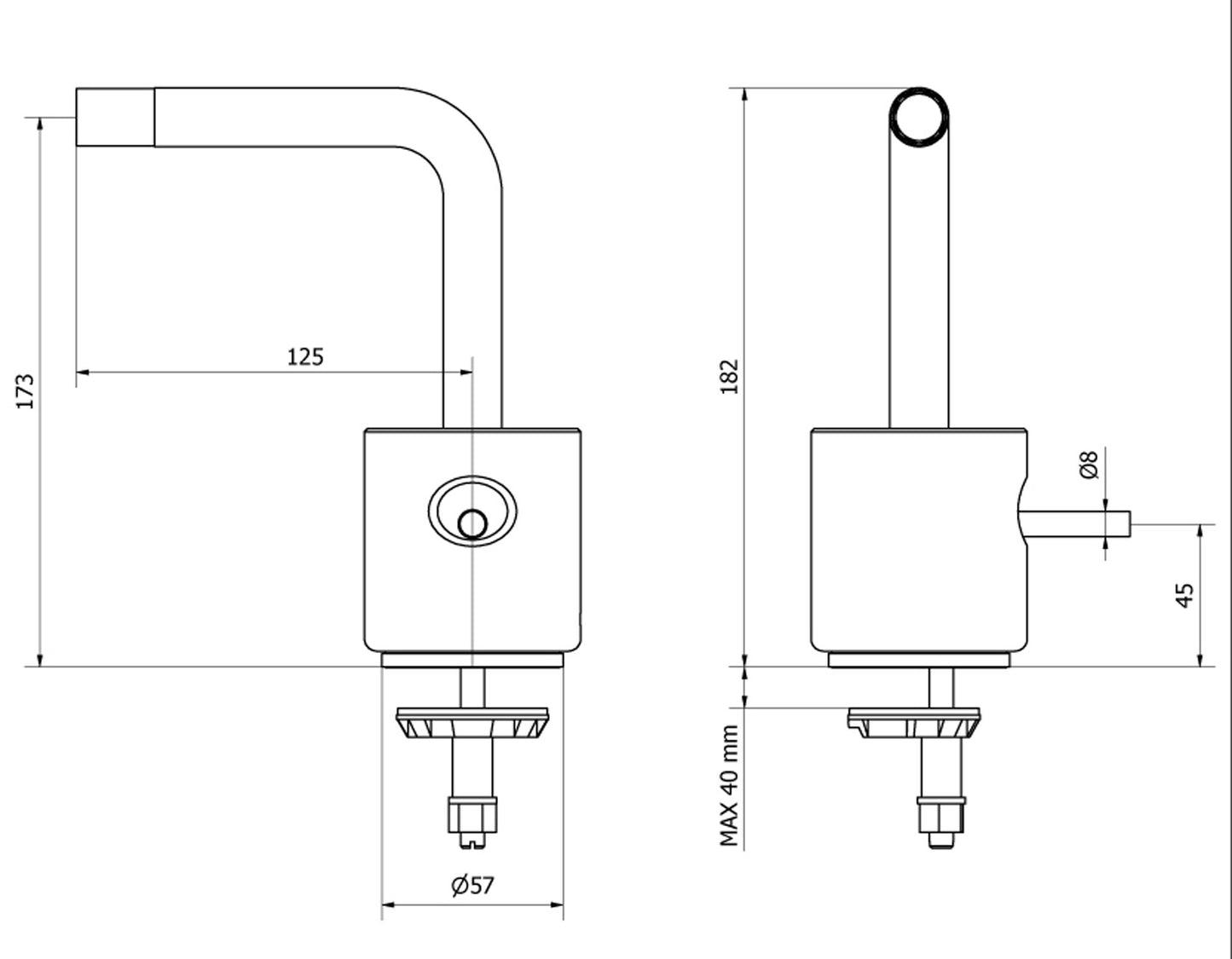 Miscelatore bidet monoforo marmo nero Marquina marca IB rubinetti modello Marmo L rubinetteria rubinetto ottone cromato bagno fontana finitura cromo rivenditore autorizzato campania arredamento qualità garanzia 10 anni made in italy azienda certificata