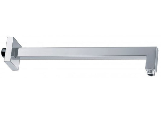 IB Rubinetti Shower Heads Braccio Per Soffione Quadro Con Presa Quadro In Ottone Installazione A Parete Lunghezza 400 mm Stile Moderno Materiale Ottone Finitura Cromata