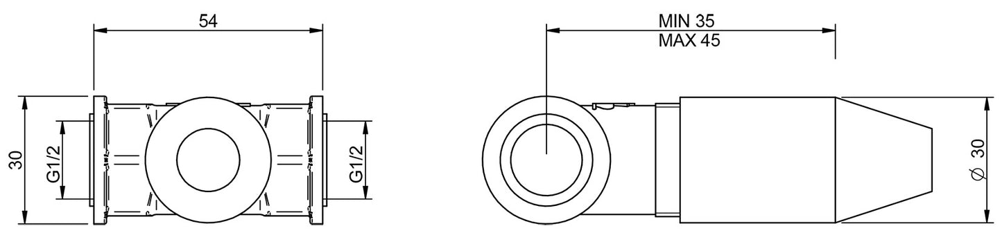 Rubinetterie Treemme 3M OLD ITALY RWIT 4440 CC 01 + RWIT 4440 ZZ 72 Rubinetto D'Arresto 1/2" - COLD Materiale Ottone Finitura Cromata