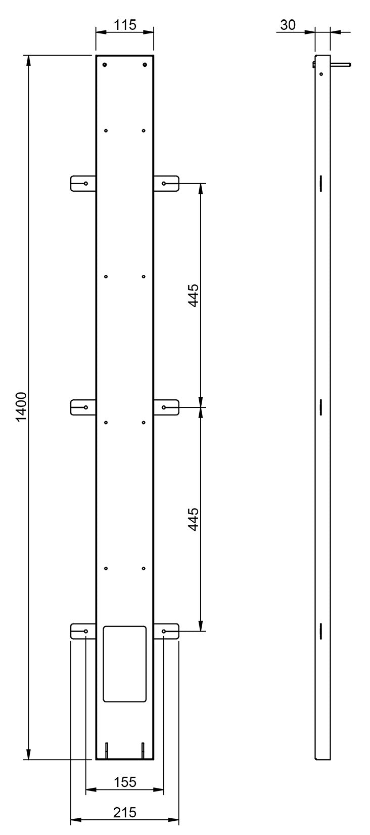 Rubinetterie Treemme SHOWERS & THERMOSTATICS Colonna Gruppo Doccia Attrezzata Multifunzione Con Miscelatore Meccanico Doccetta Soffione Anticalcare Idromassaggio Idro Finitura Cromata Per Piastrelle Parte Interna ed Esterna Incluse