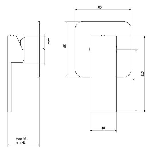 Miscelatore doccia incasso una via completo marca IB rubinetti modello Rubacuori rubinetteria rubinetto ottone cromato fontana finitura cromo rivenditore autorizzato qualità campania arredamento garanzia 10 anni azienda certificata made in italy