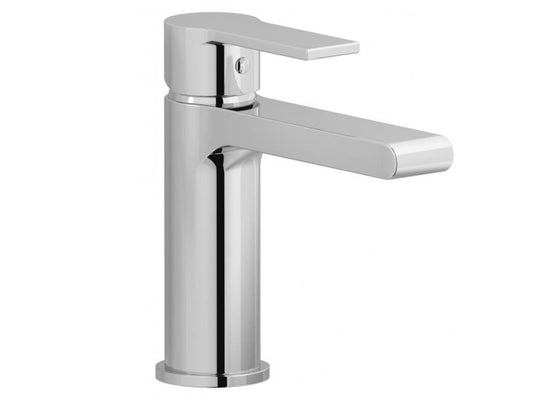 IB Rubinetti WHYNOT? Miscelatore Lavabo Monocomando Installazione Appoggio Monoforo Con Piletta Di Scarico Completo Altezza 158 mm Stile Moderno Materiale Ottone Finitura Cromata