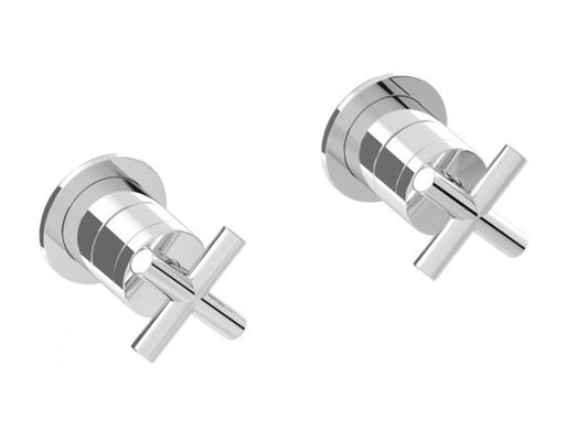 IB Rubinetti WOW Miscelatore Doccia Incasso A Parete 2 Fori 1 Via Miscelatore Meccanico 2 Leve Senza Piastra Stile Moderno Materiale Ottone Finitura Cromata