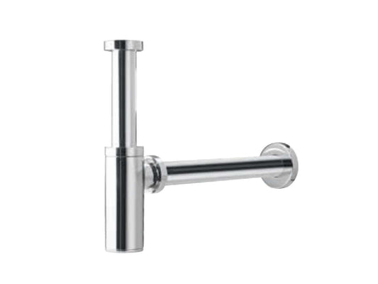 Rubinetterie Treemme 3M Contract ZIP IT RTSF 120 CC Sifone A Vista Tondo Materiale Ottone Finitura Cromata