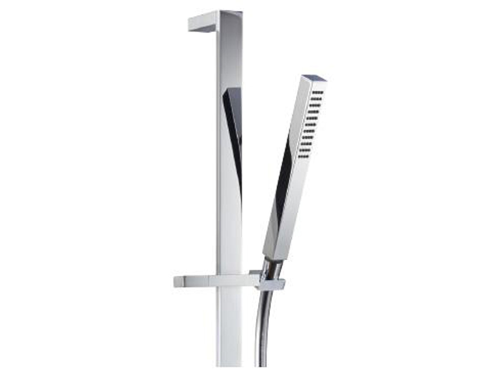 Kit Saliscendi Con Doccetta In Metallo Senza Presa Acqua Rubinetterie Treemme Arche' Finitura Cromata