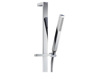 Kit Saliscendi Con Doccetta In Metallo Senza Presa Acqua Rubinetterie Treemme Arche' Finitura Cromata