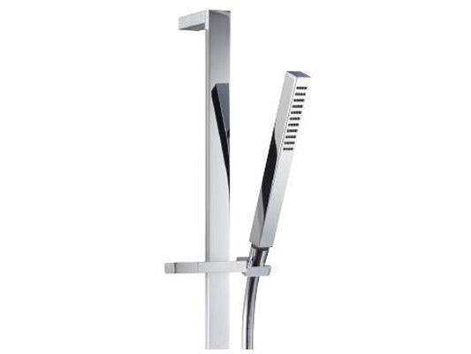 Kit Saliscendi Con Doccetta In Metallo Senza Presa Acqua Rubinetterie Treemme Arche' Finitura Cromata