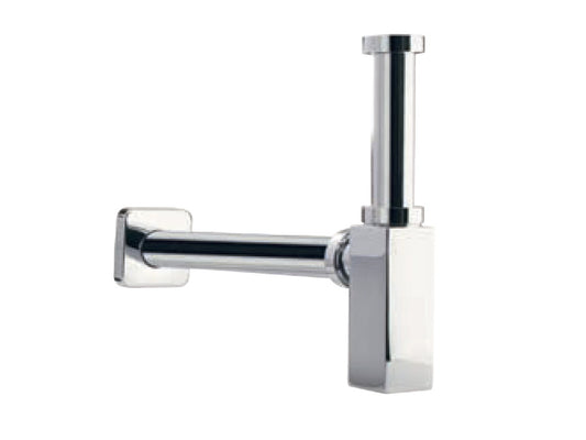 Sifone A Vista Quadro Rubinetterie Treemme Arche' Materiale Ottone Finitura Cromata