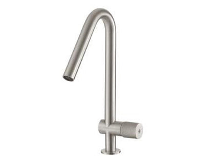Rubinetterie Treemme 3M 22MM IT 1111 IS 2H ZZ Miscelatore Monocomando Monoforo Appoggio Lavabo 160 mm Stile Moderno Senza Piletta di Scarico Altezza 290 mm Materiale Acciaio Finitura Acciaio Spazzolato Opaco Inox