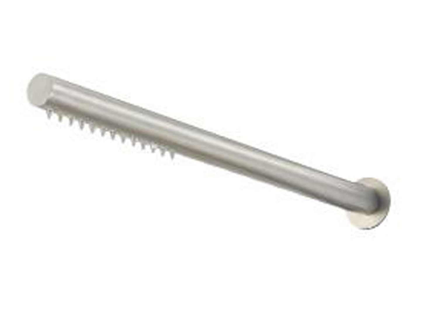 Rubinetterie Treemme 3M 22MM RWIT 1147 IS 02 Soffione Doccia Cilindrico A Parete Pioggia Lunghezza 420 mm Diametro Ø 22 mm In Materiale Acciaio Stile Moderno Finitura Acciaio Spazzolato Opaco Inox