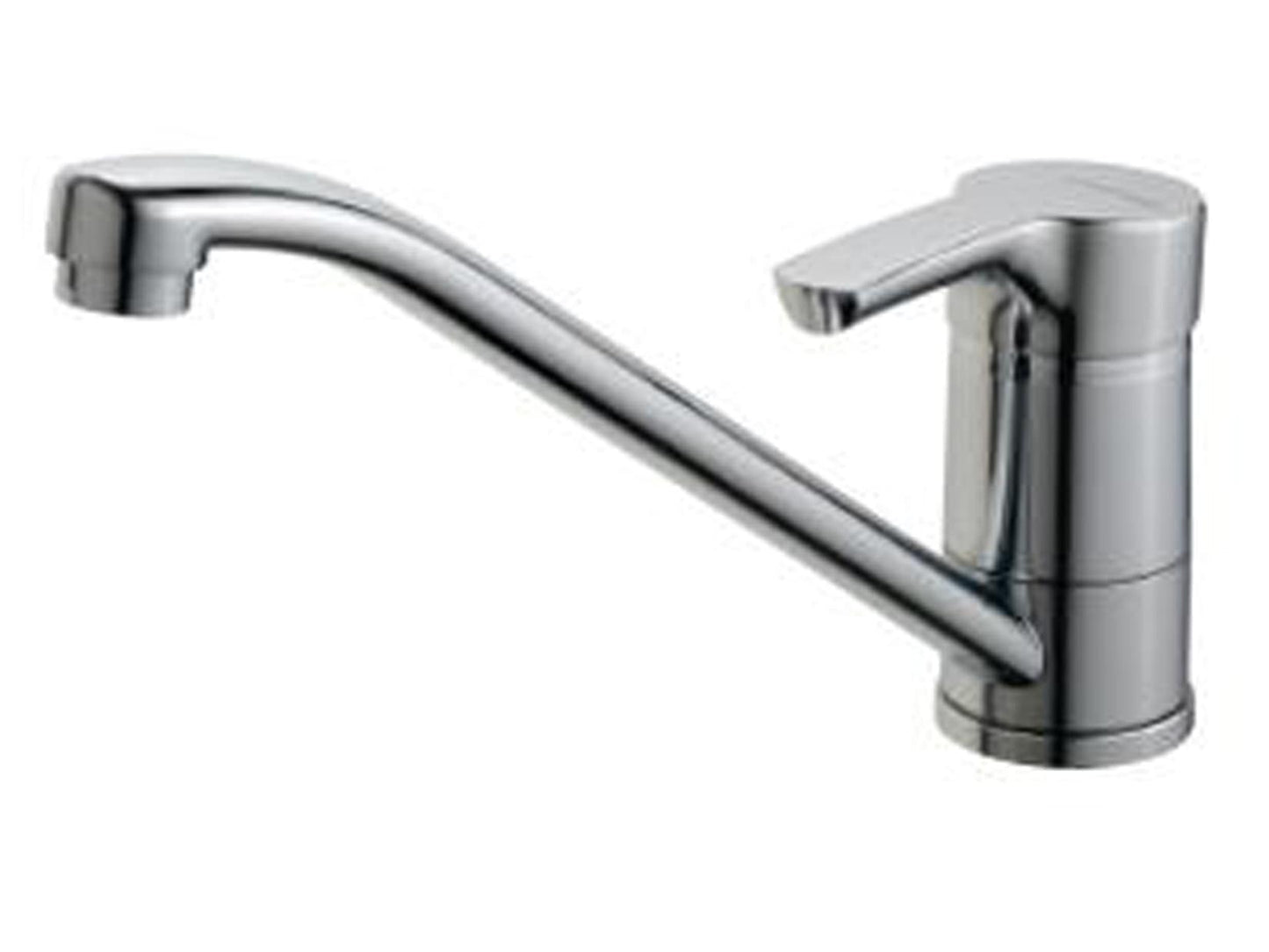 Rubinetterie Treemme 3M Contract Kitchen S IT 1231 CC LG ZZ Miscelatore Monocomando Appoggio Lavello Cucina Standard Monoforo Stile Moderno Materiale Ottone Finitura Cromata